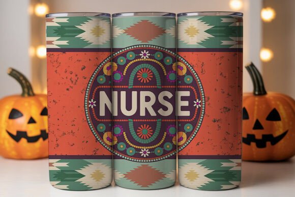 Beaded Nurse 20oz Tumbler Wrap