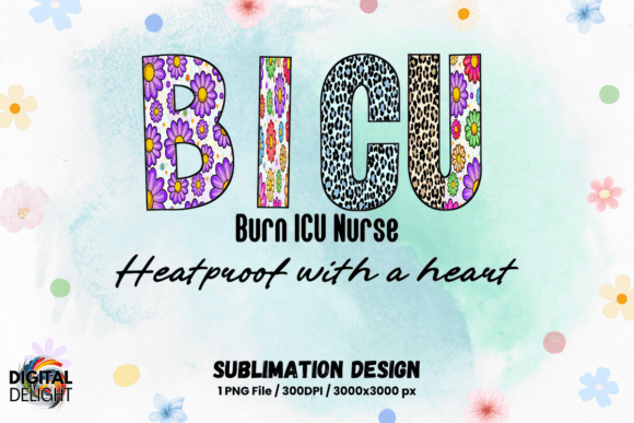 Burn ICU Nurse BICU Heatproof Decal