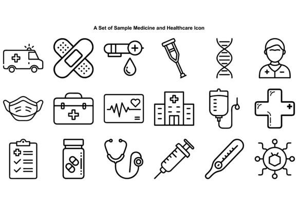 Healthcare and Medical Services Icons