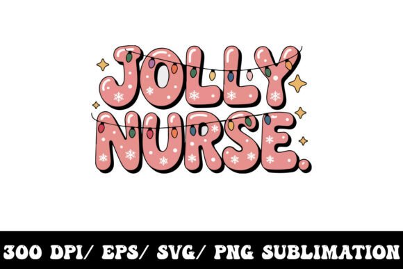 Jolly Nurse – Christmas Spirit in Scrubs