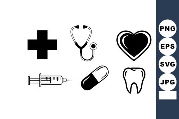 Medical & Healthcare Symbols Set