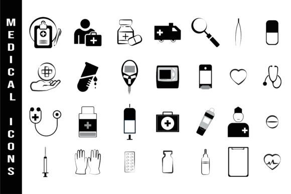 Medical Icons Illustration Set