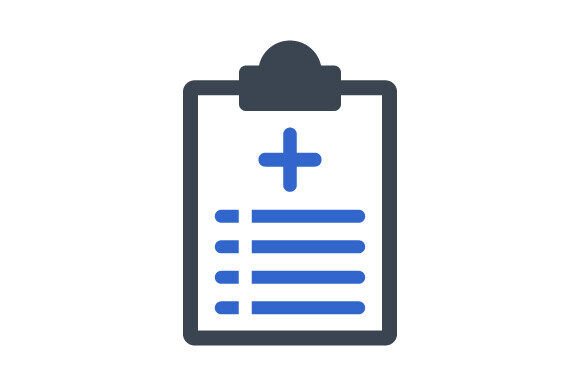 Medical Report Check Icon