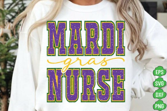 Nurse Mardi Gras PNG, Mardi Gras Nurse