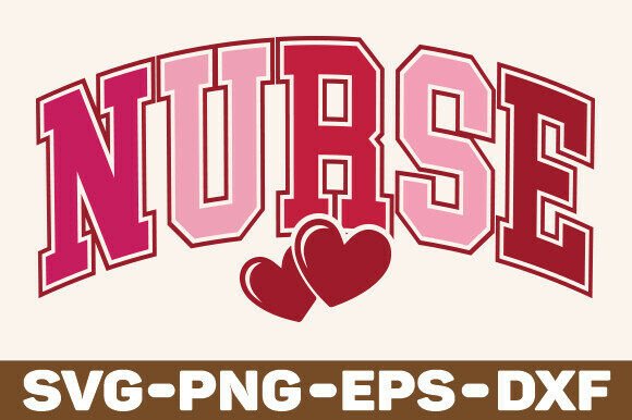 Nurse Valentine Nurse Varsity Love PNG