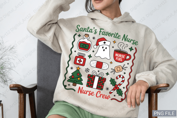 Santa’s Favorite Nurse, Christmas PNG