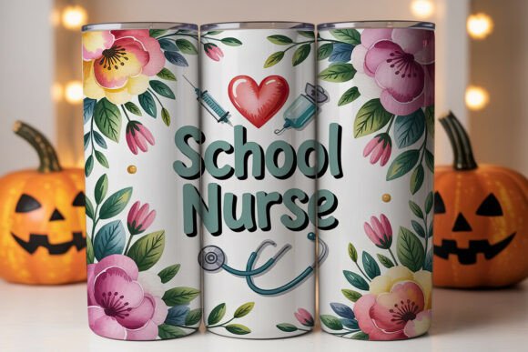 School Nurse 20oz Tumbler Wrap